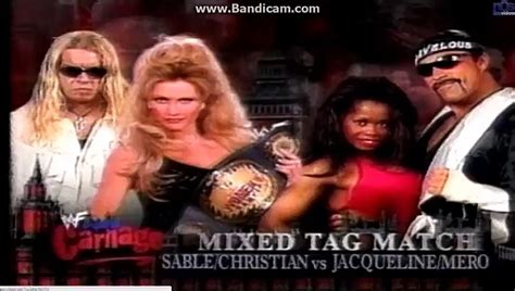 Sable & Christian Vs. Jacqueline & Marc Mero (WWF Capital。